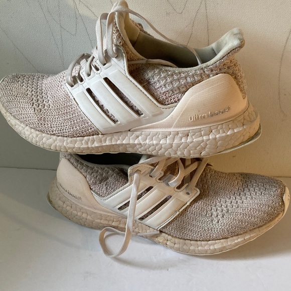 adidas Women's Athletic Shoes - Cream and White - Picture 4 of 10